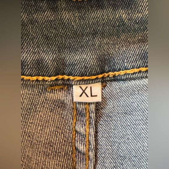 Wide Leg High-Rise Blue Jeans - Women's XL NWOT - Picture 4 of 5